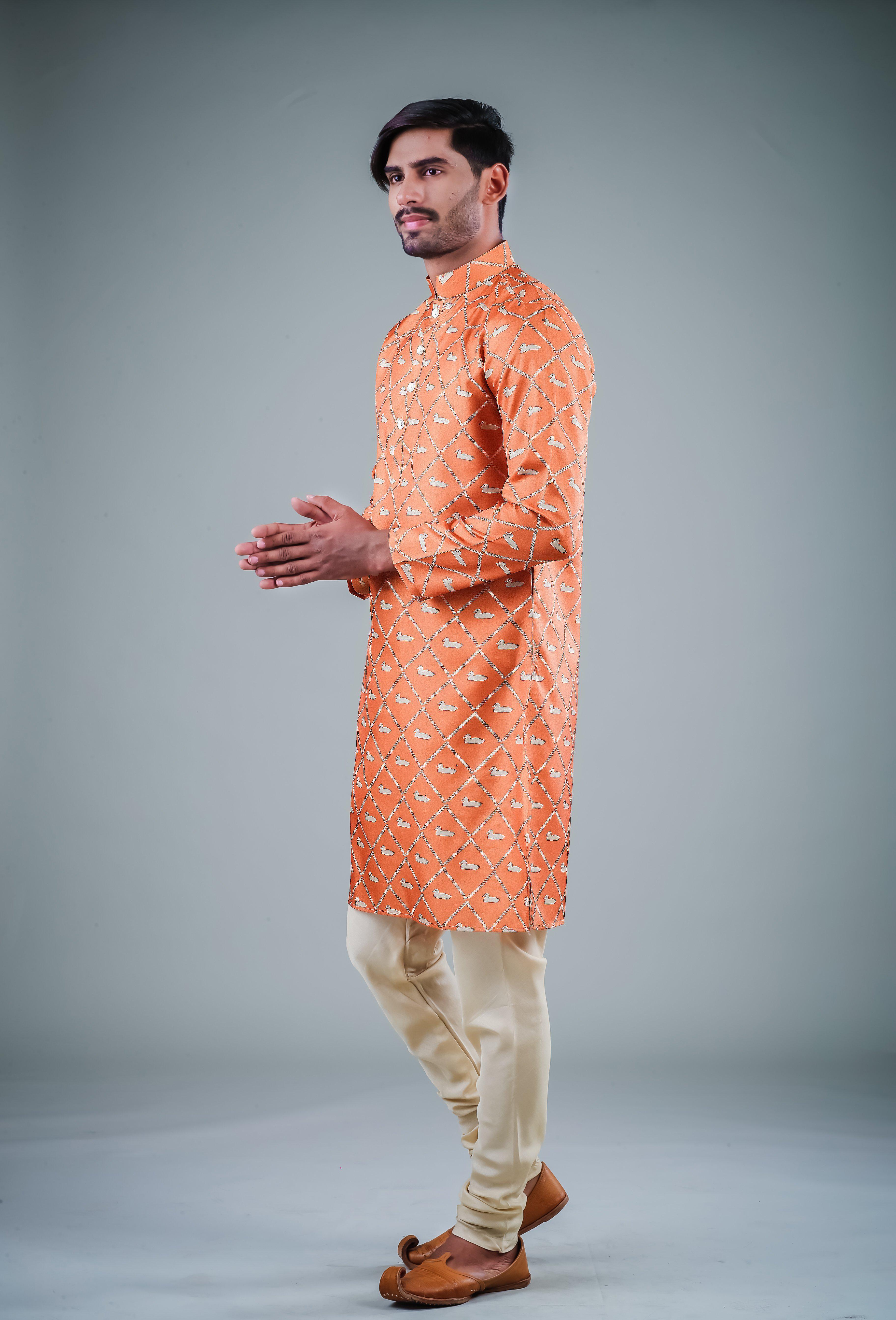 Ducking Duck - Silk Kurta