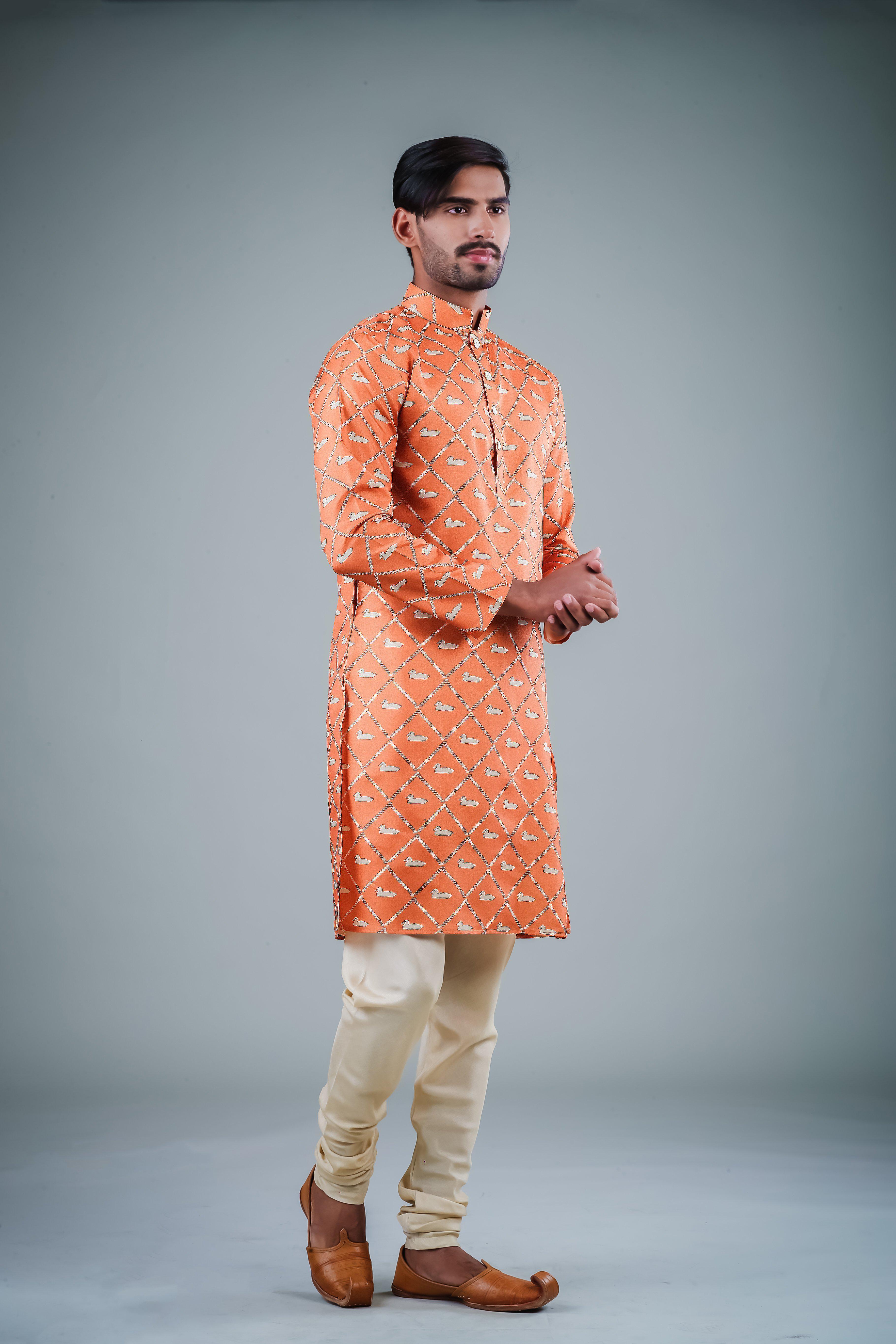 Ducking Duck - Silk Kurta