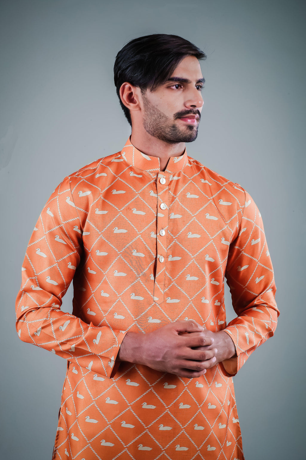 Ducking Duck - Silk Kurta