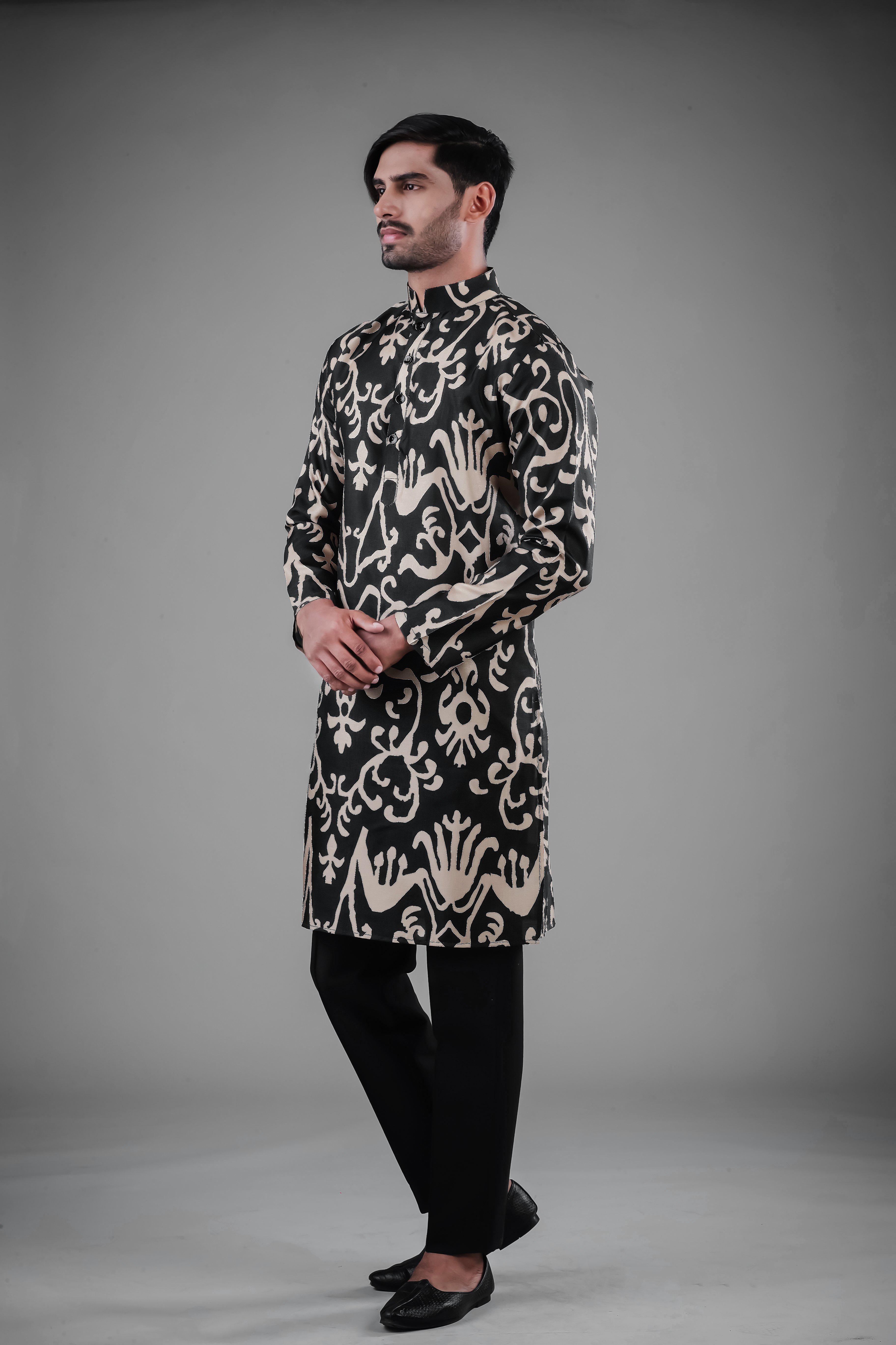 Day and Night -  Silk Kurta