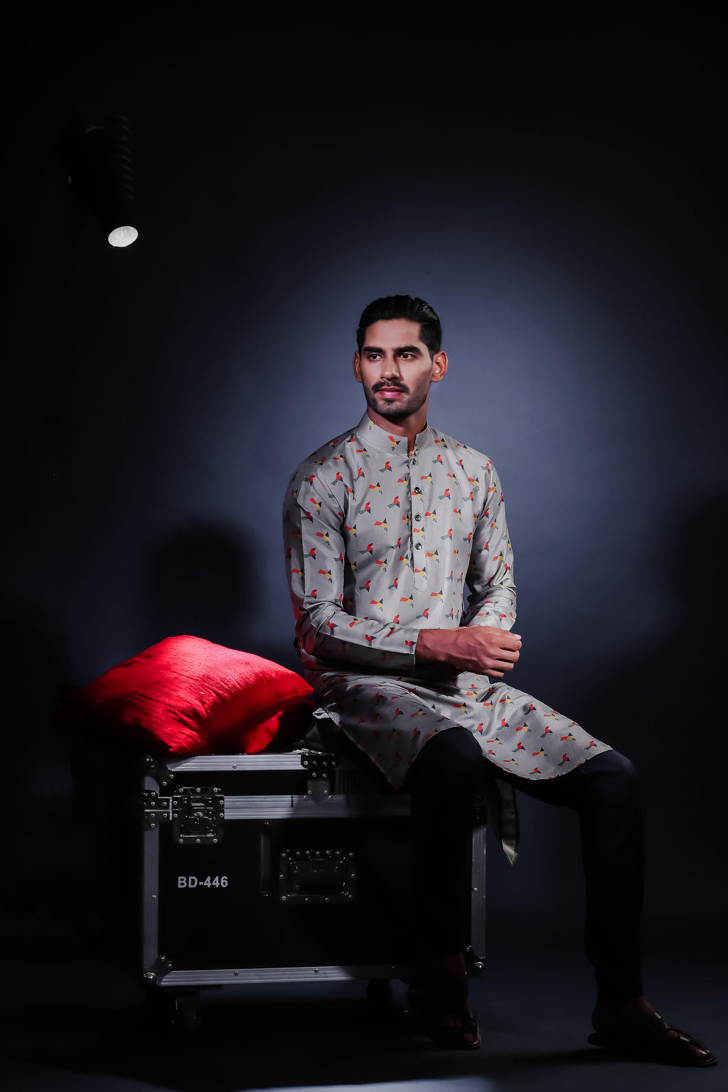 Birds of Paradise  - Silk Kurta
