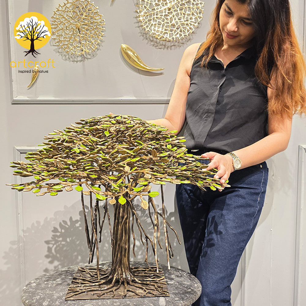 Banyan Table Art - 100% MADE FROM BRASS