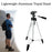 Aluminum tripod with adjustable height