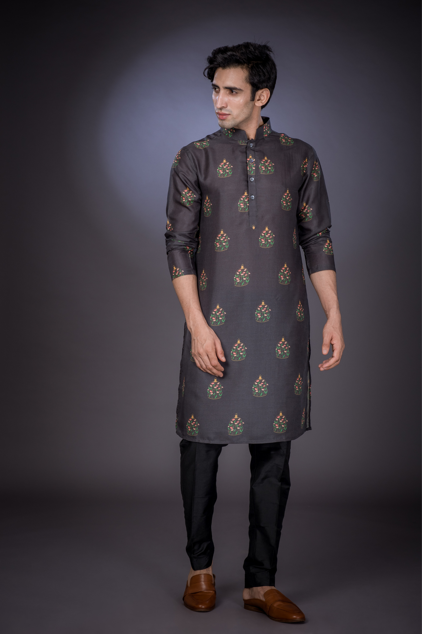 Freedom Cage -  Silk Kurta