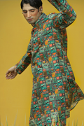 Black Gallery  - Silk Kurta