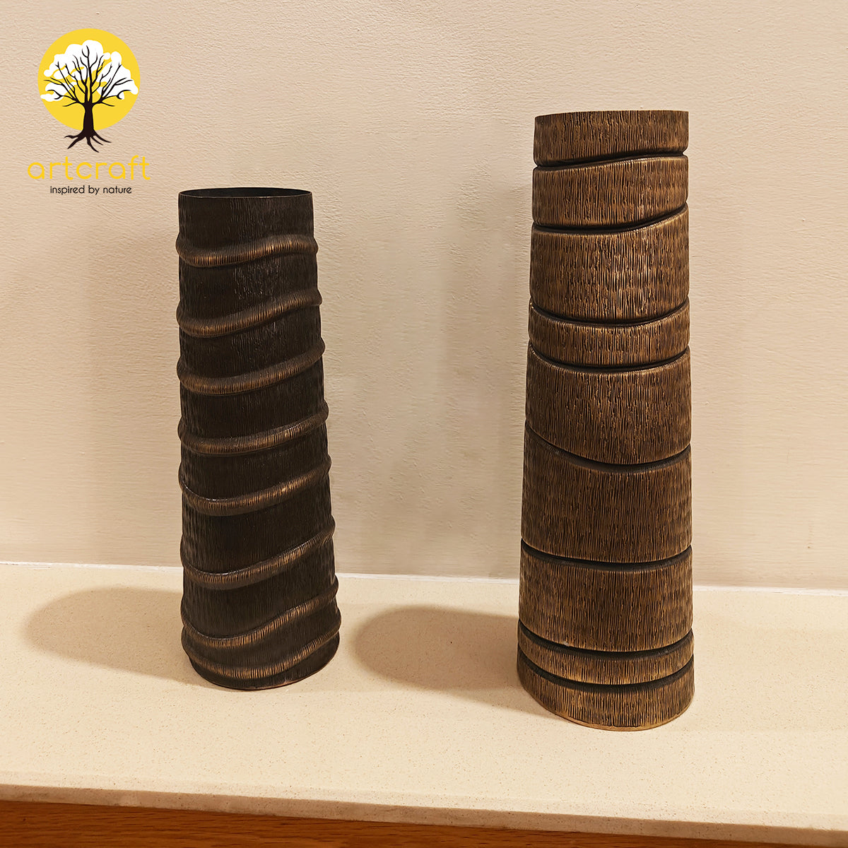 Waves Vase - Made in 100% Pure Brass