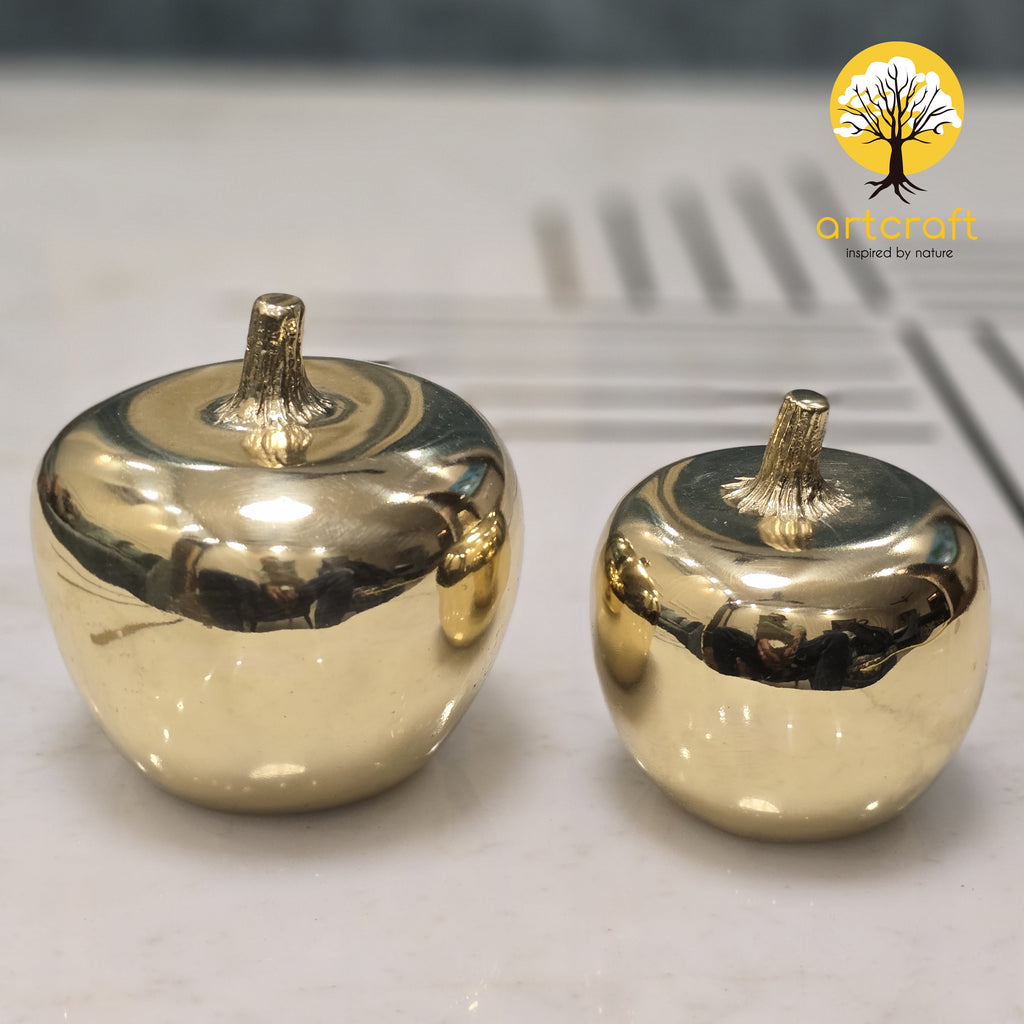 Apple Table Decor - Made in 100% Pure Brass