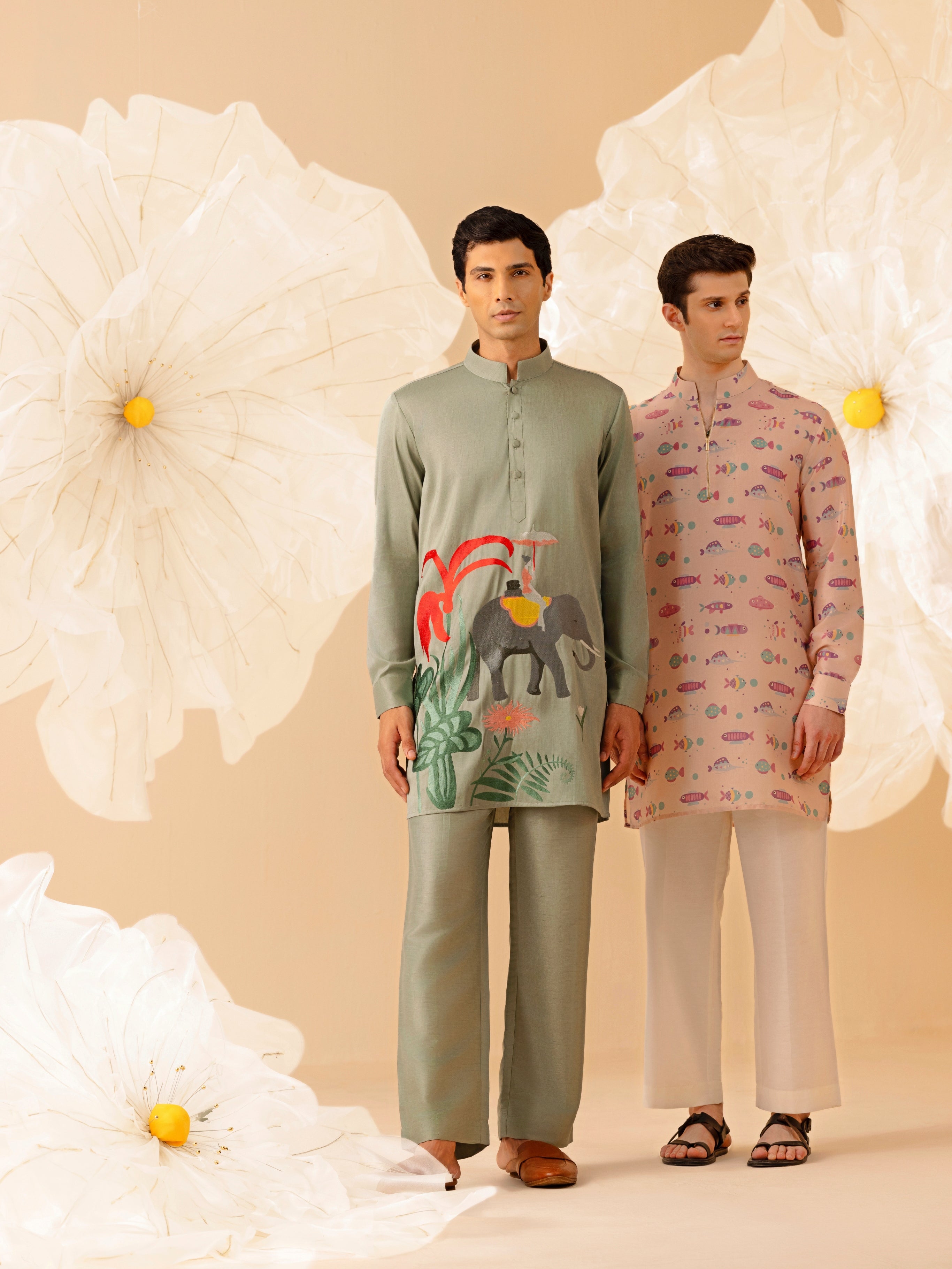 Baghban  - Silk Embroidery Kurta Set