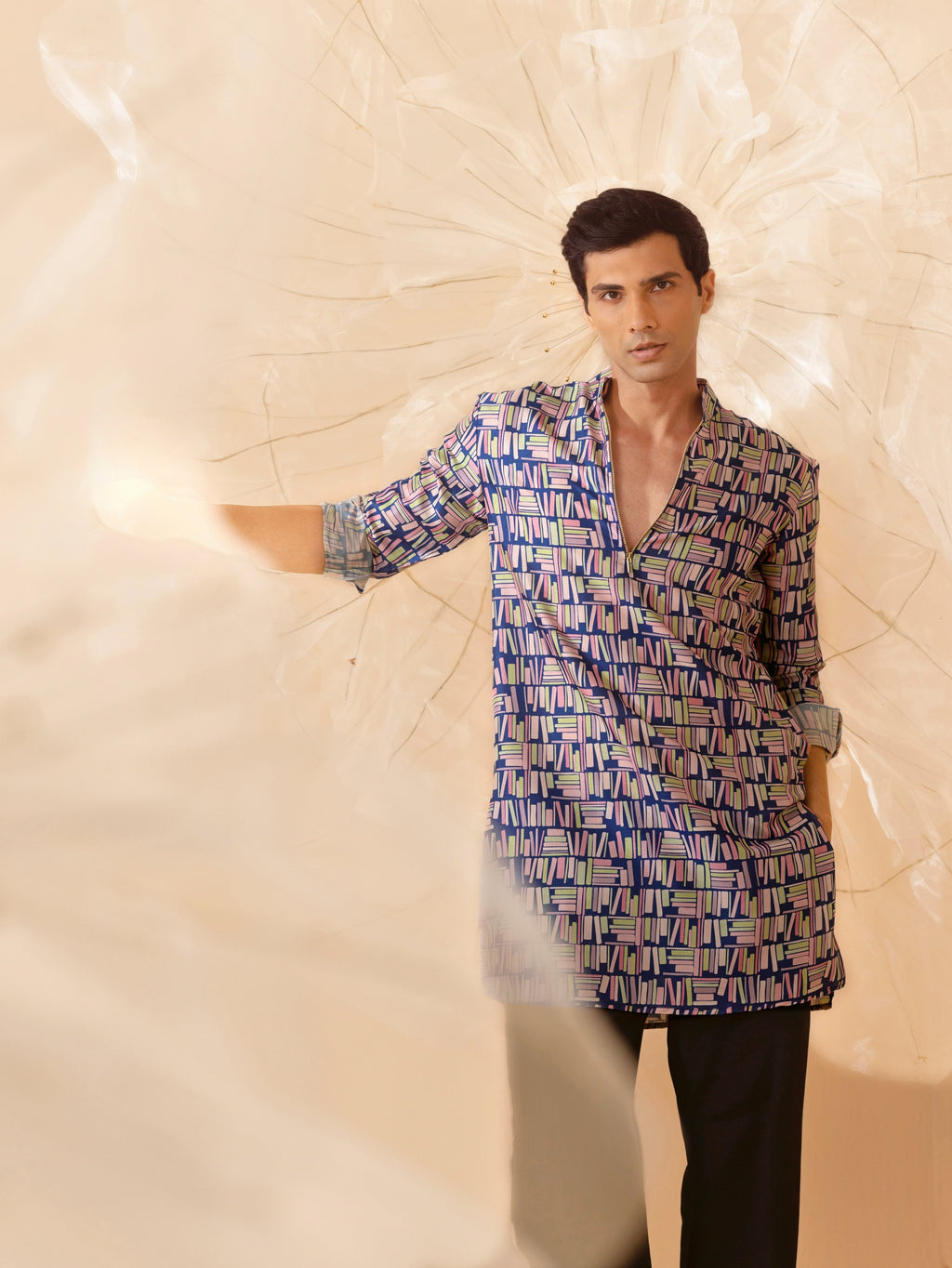 Midnight Library - Silk Kurta