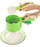 Efficient flour strainer with plastic build, perfect for sifting and mixing dry ingredients.