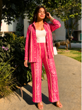 Printed Linen 2 Piece Co-ord Set