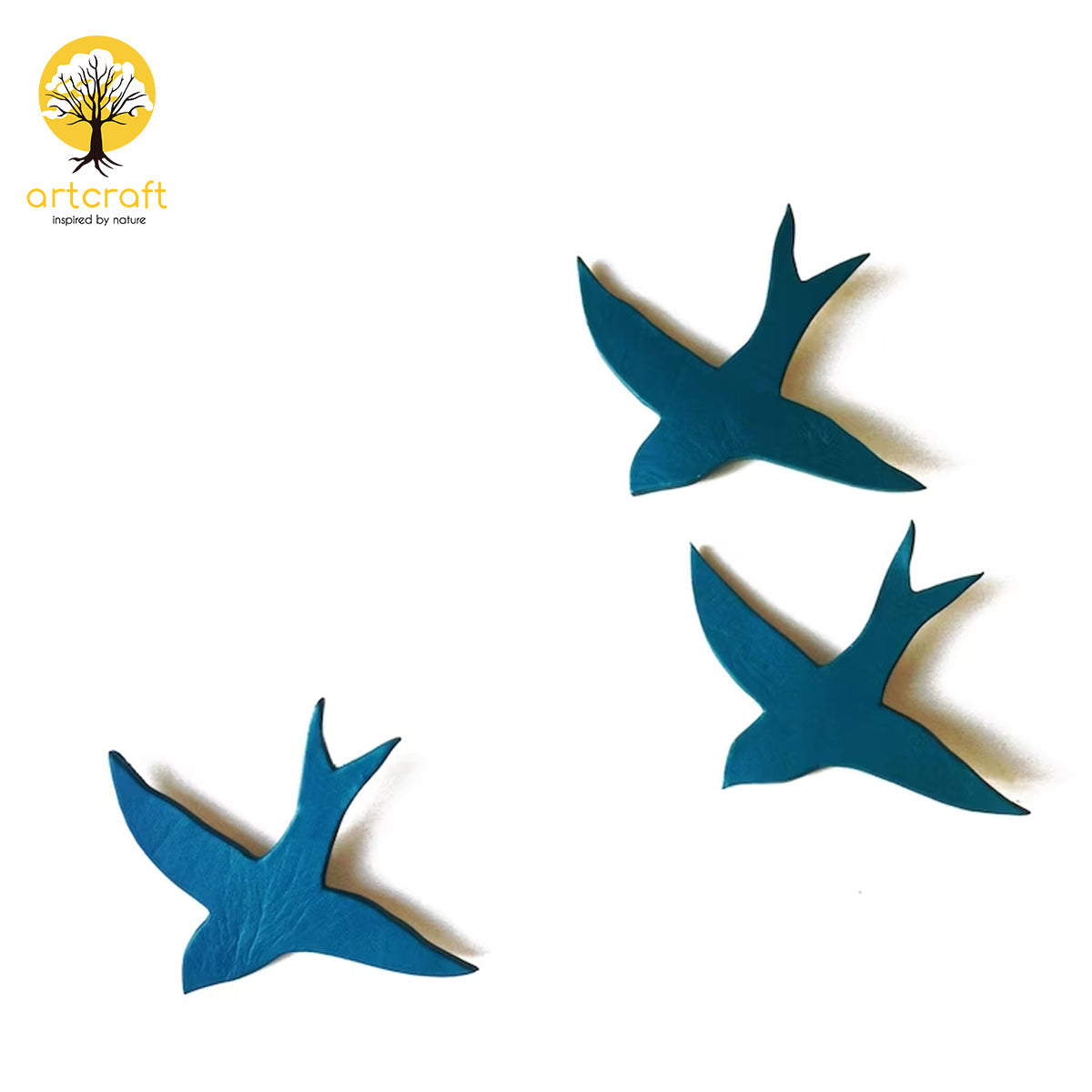 NEW FLYING BIRDS WALL HANGING - 100% MADE IN BRASS