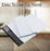 Tamper-proof shipping polybag, white color